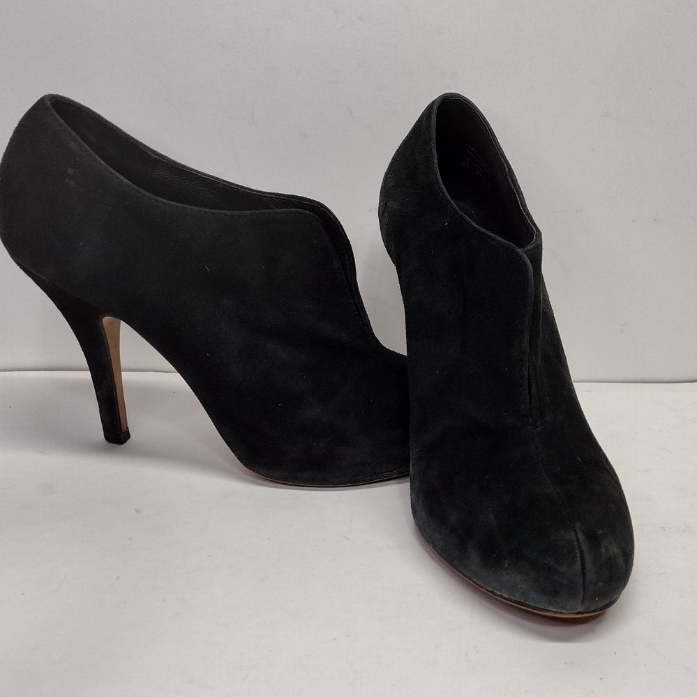 Black Suede Aldo "Tallo Shooties" l Stiletto l Size 8.5 l Genuine Leather - Picture 3 of 12